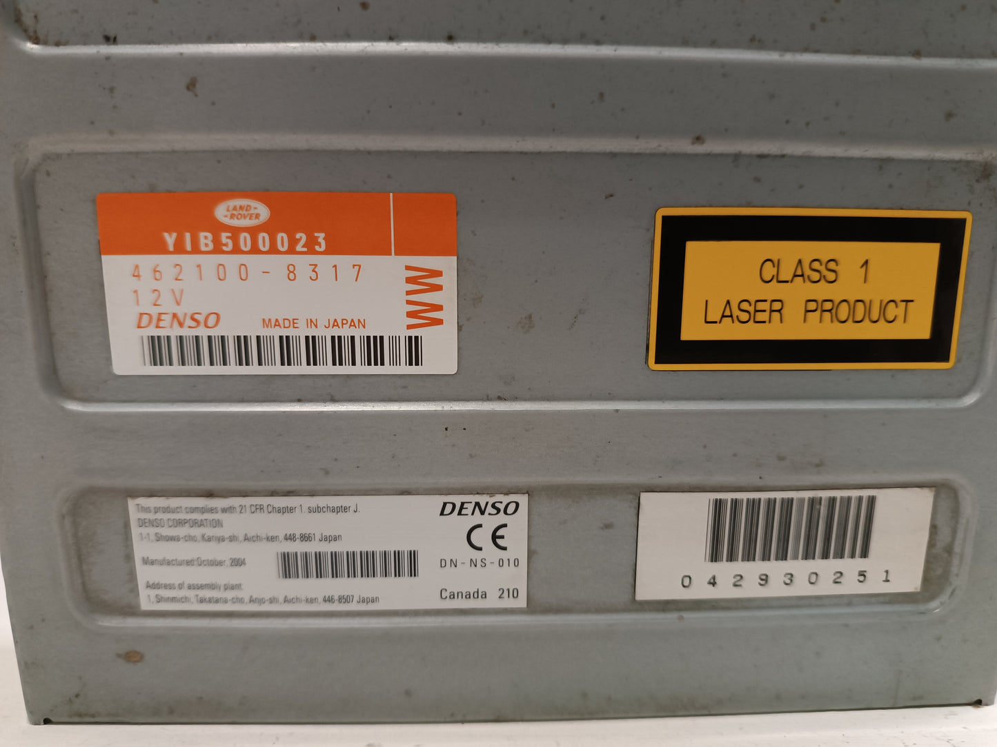 Navigatore / Lettore CD-DVD Range Rover L322 Cod. YIB 500023
