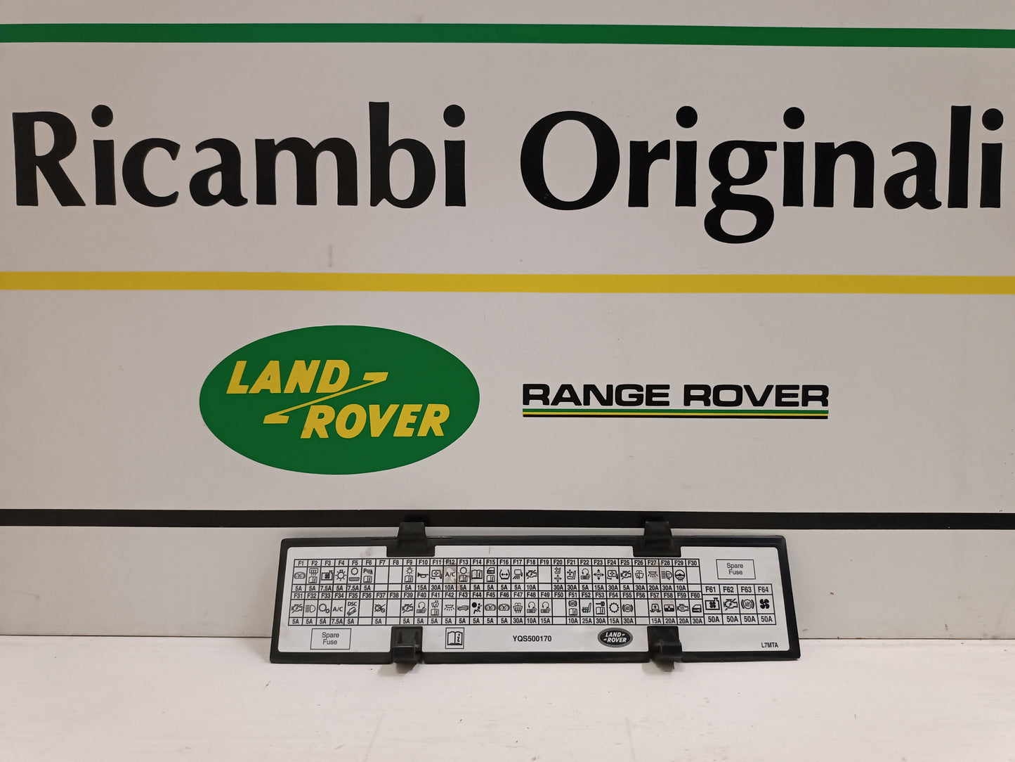 Coperchio Fusibili Range Rover L322 Cod. YQS500170
