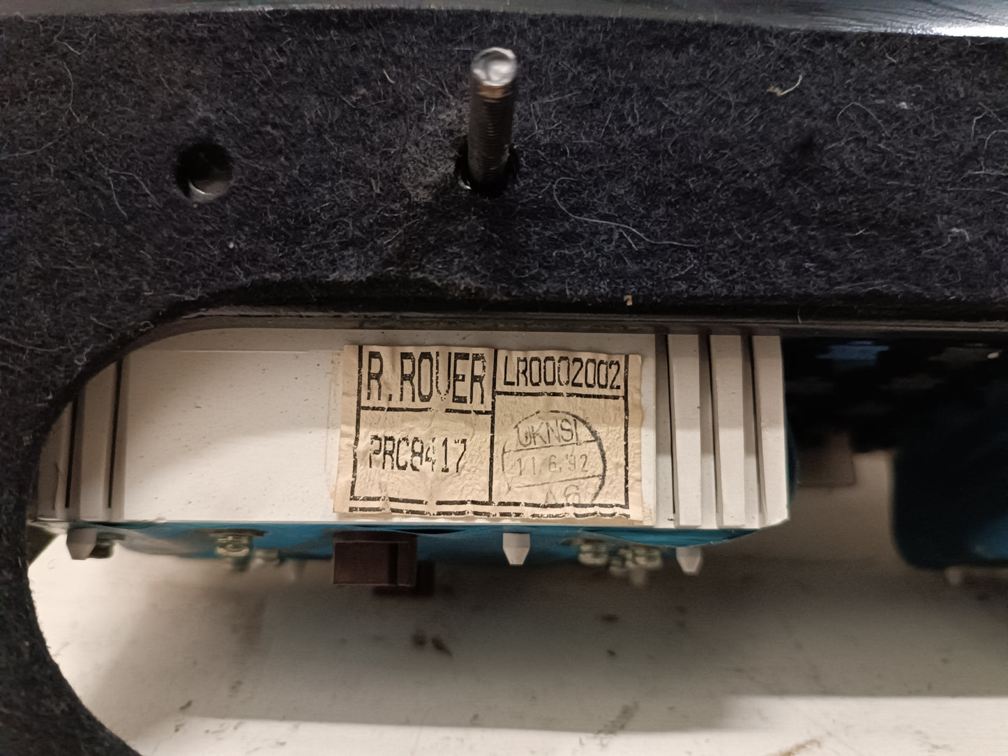 Quadro Strumenti Range Rover Classic Cod. PRC8417 \ LR0002002