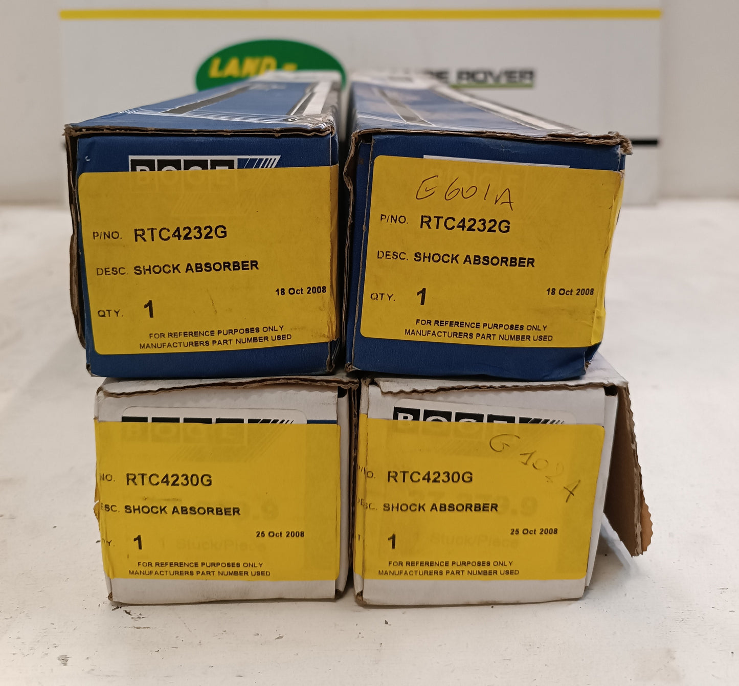 Kit Ammortizzatori Land Rover Series Cod. RTC4232G - RTC4230G