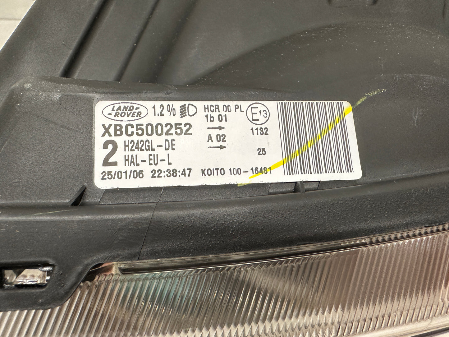 Faro Anteriore Sinistro Land Rover Discovery 3 Cod. XBC500252
