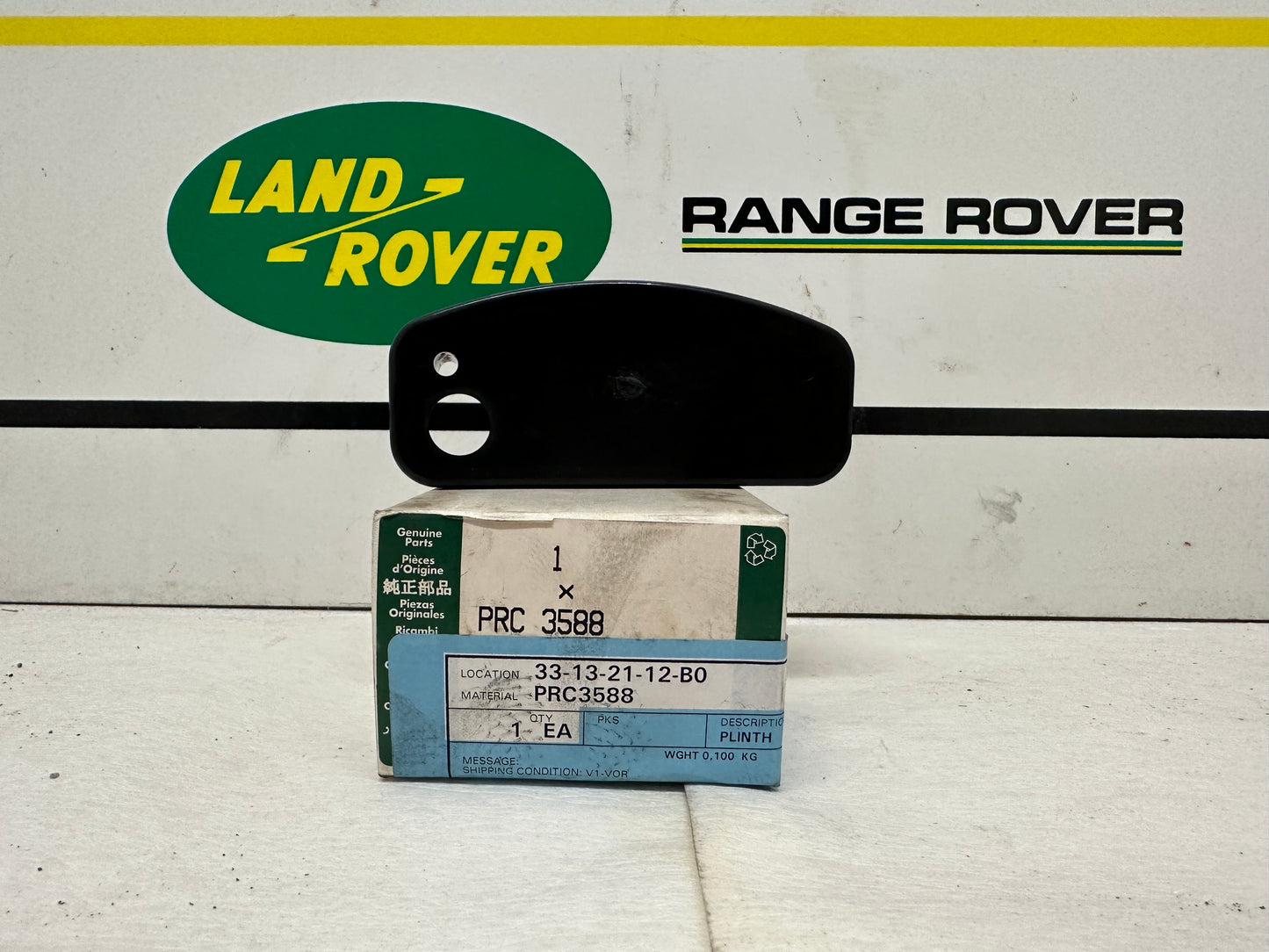 Supporto Luce Targa Land Rover Defender Cod. PRC3588