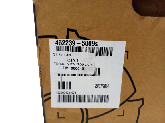 Turbina Cod. PMF000040 per Land Rover Discovery II ('98/'04) TD5 e Defender ('99/'06)