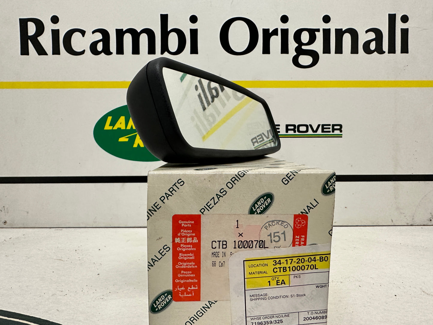Specchio Interno Retrovisore Land Rover Freelander Cod. CTB100070L