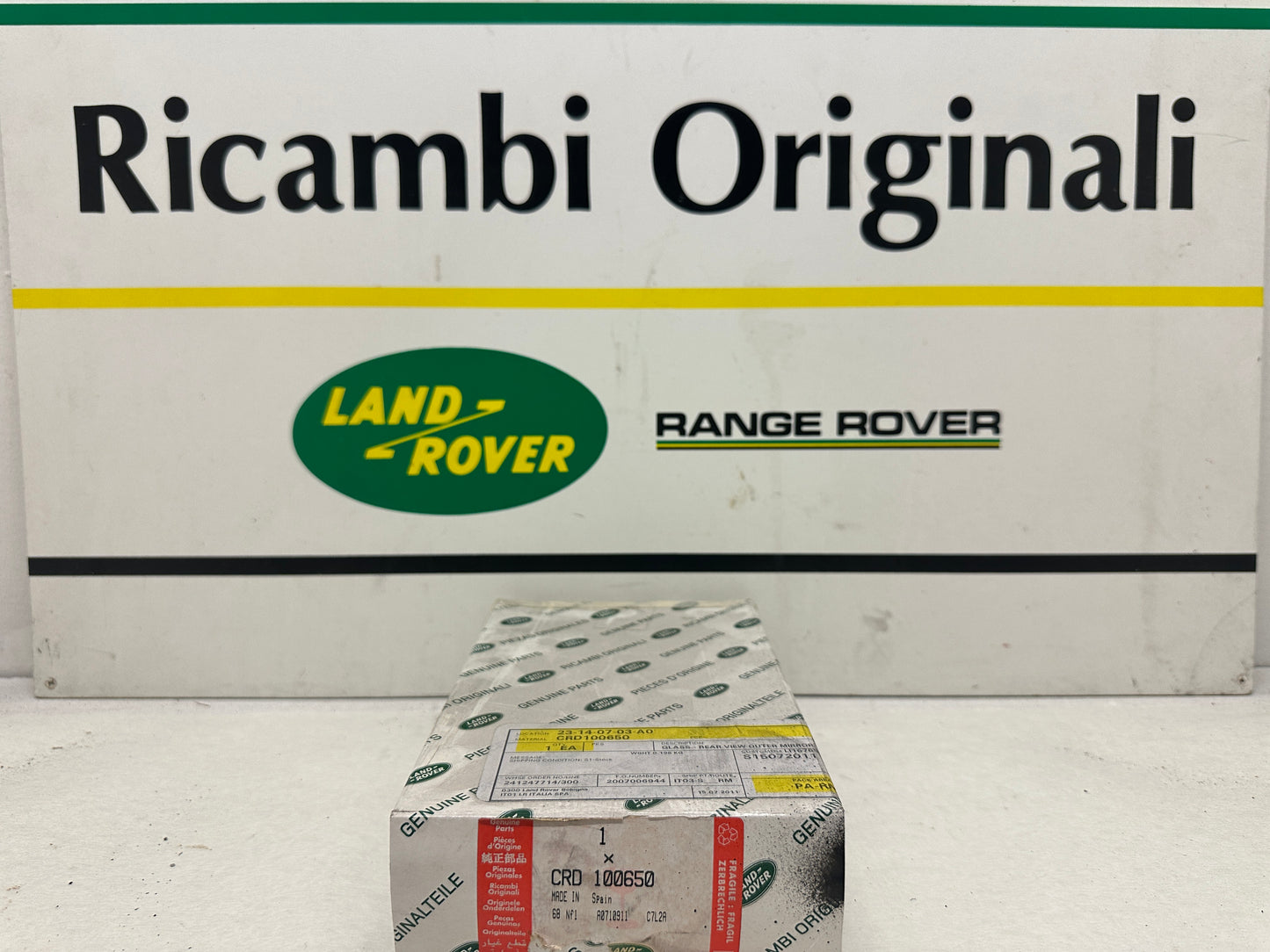 Lente Specchio Retrovisore Sinistro Land Rover Discovery 1&2 Cod. CRD100650